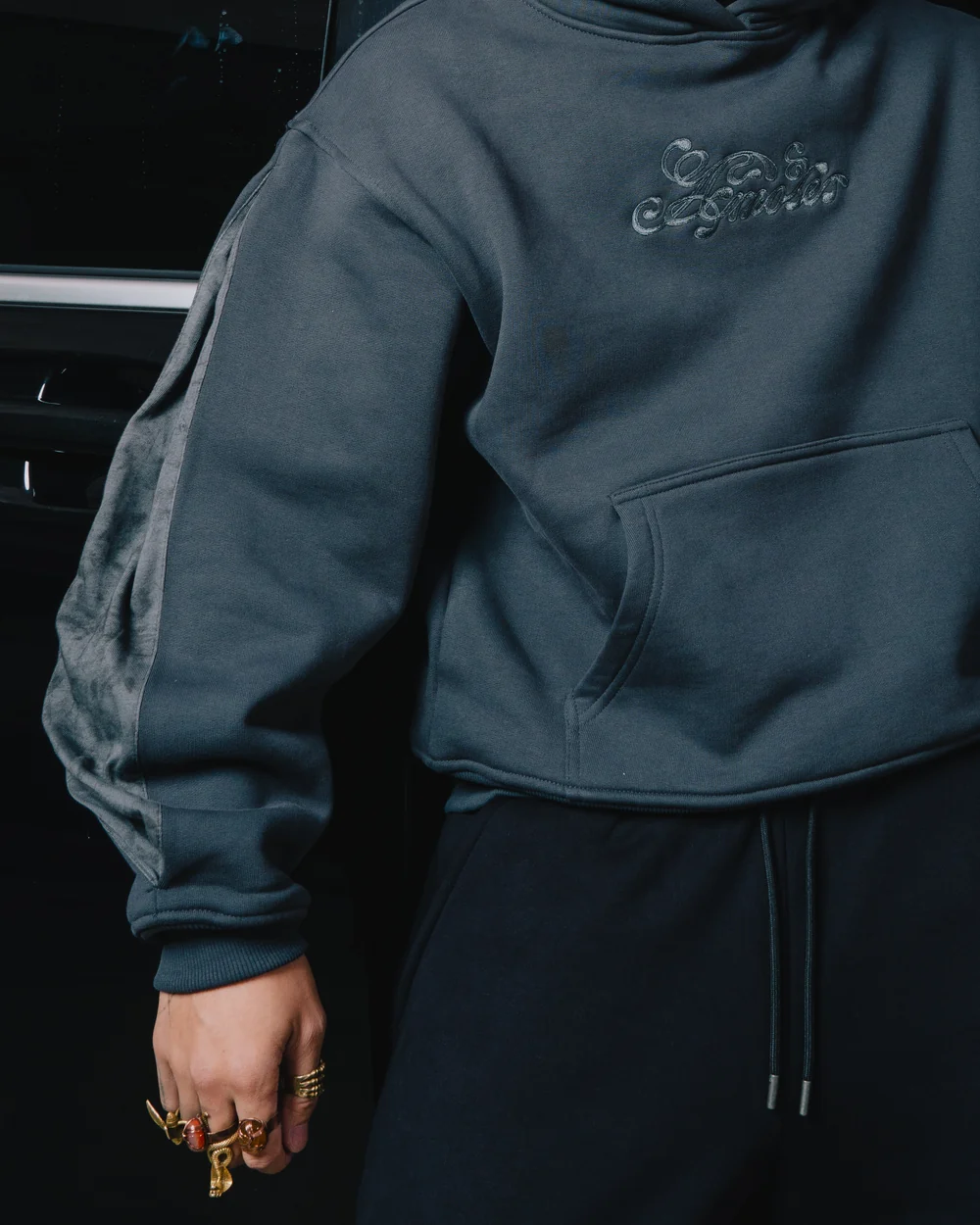 PLEATED HOODIE — view 4