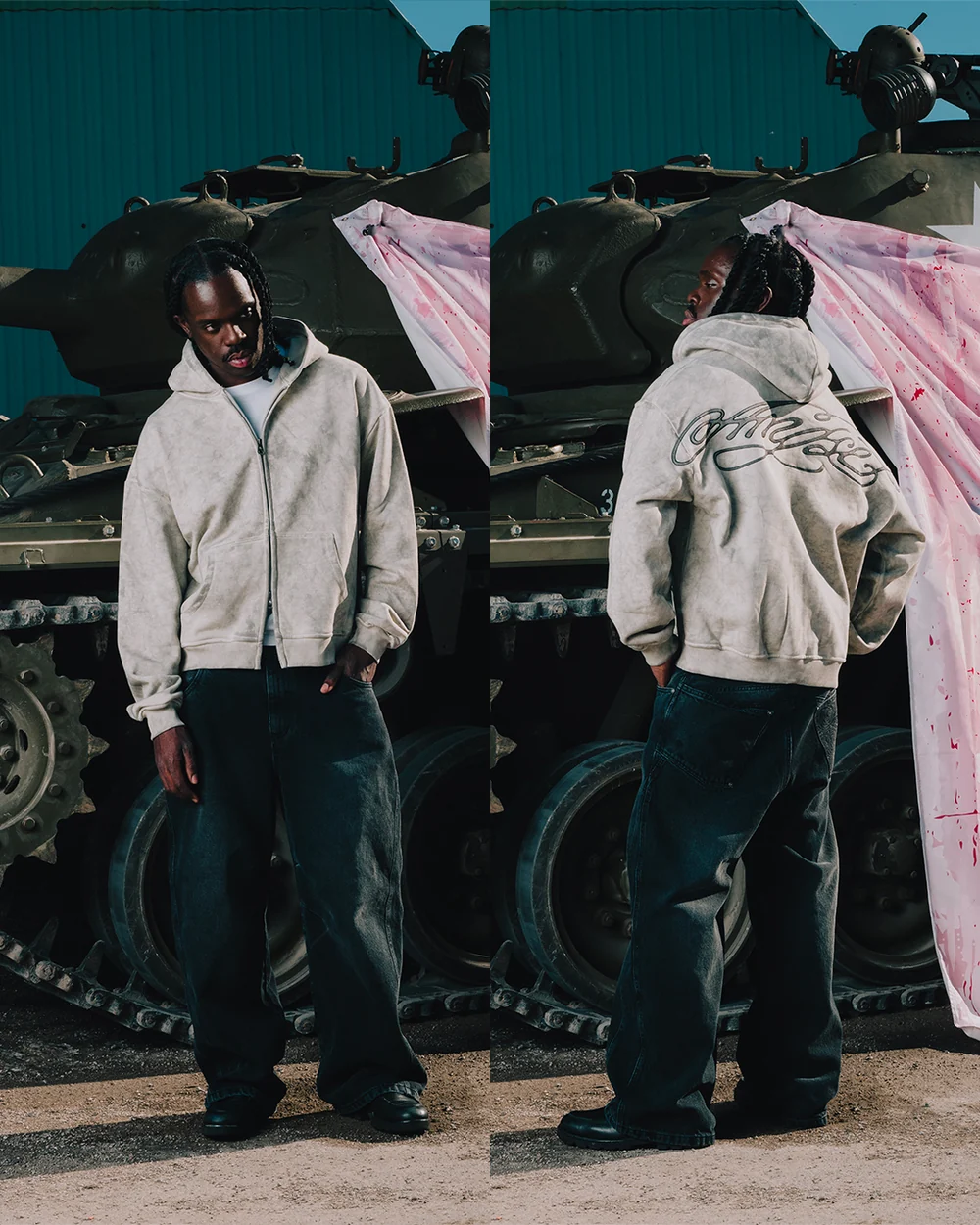 INK ZIP-HOODIE — view 7