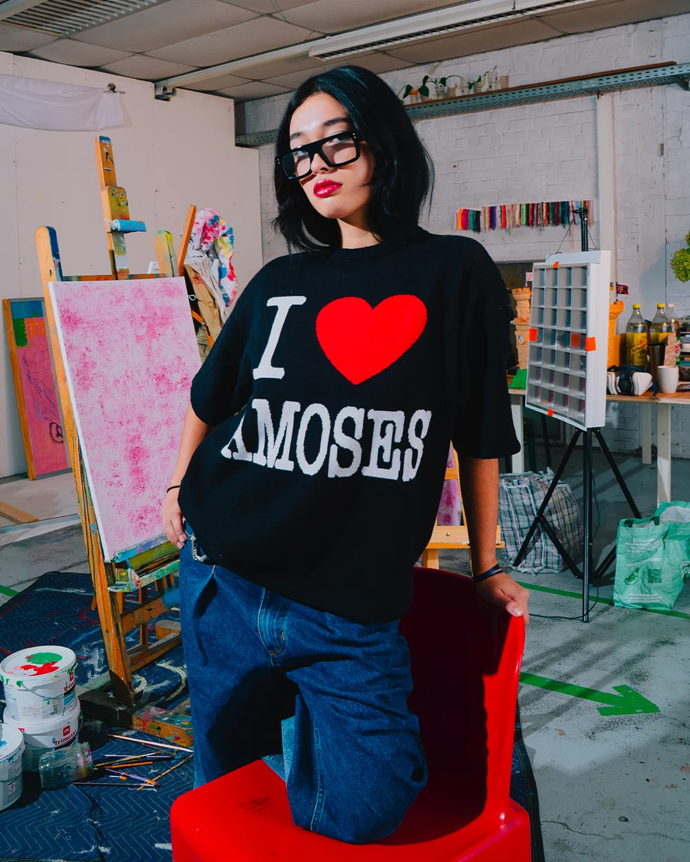 I LOVE AMOSES TEE — view 4