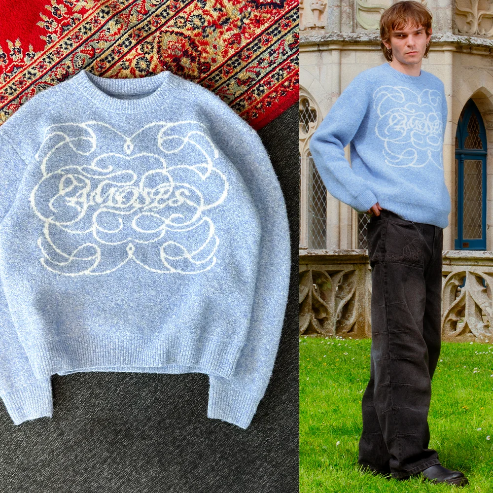 AZURE FLUFFY KNIT β view 3